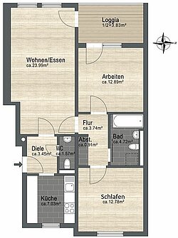 nicht maßstabsgetreu nicht maßstabsgetreu