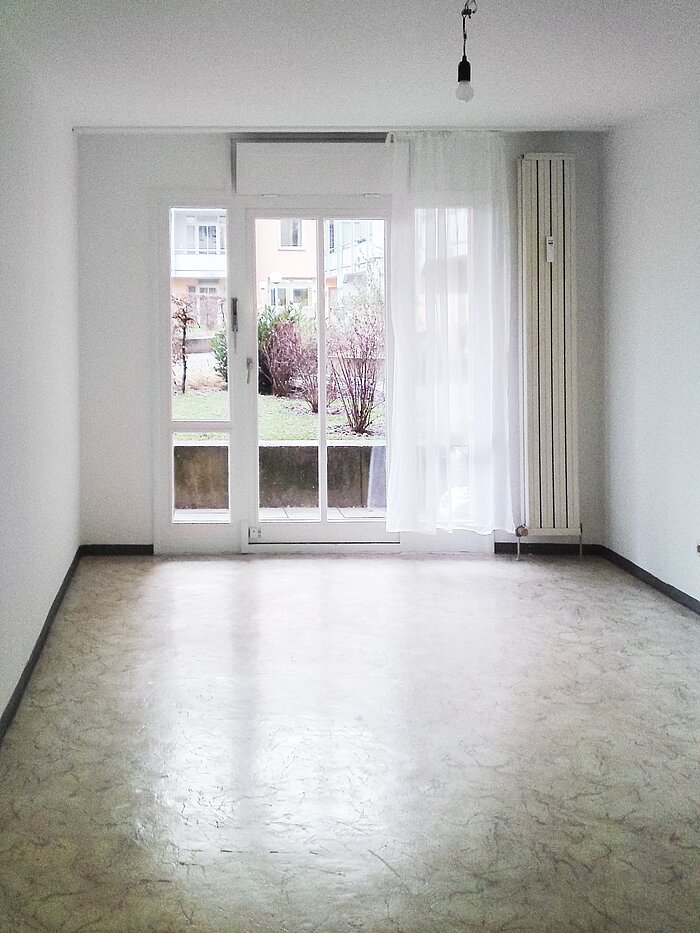 Lejlighed i stueetagen med 1 Værelse | München-Isarvorstadt | 1902ML2 | Wohn-/Schlafraum