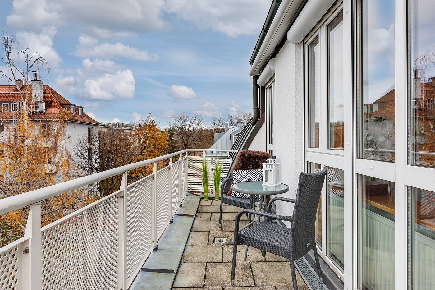 Podkrovní byt s 2 Pokoje | München-Sendling | 1911ML4 | Sonniger Balkon