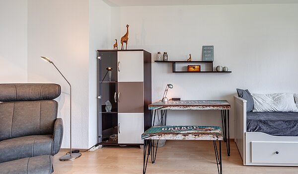 Düz ile 1 Oda | München | 70456 | Wohnbereich