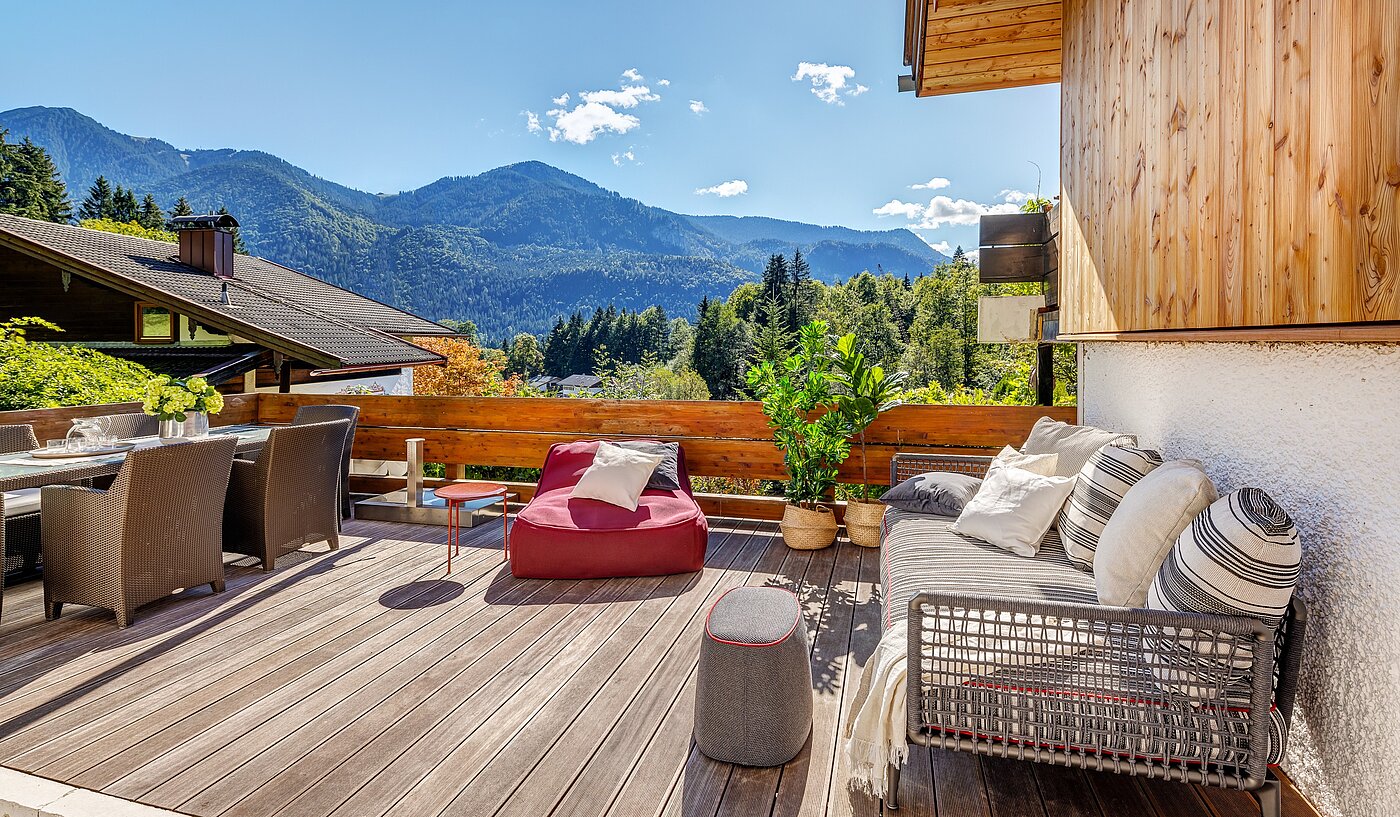 Köşe teraslı ev ile 3 Odalar | Kreuth | 70037