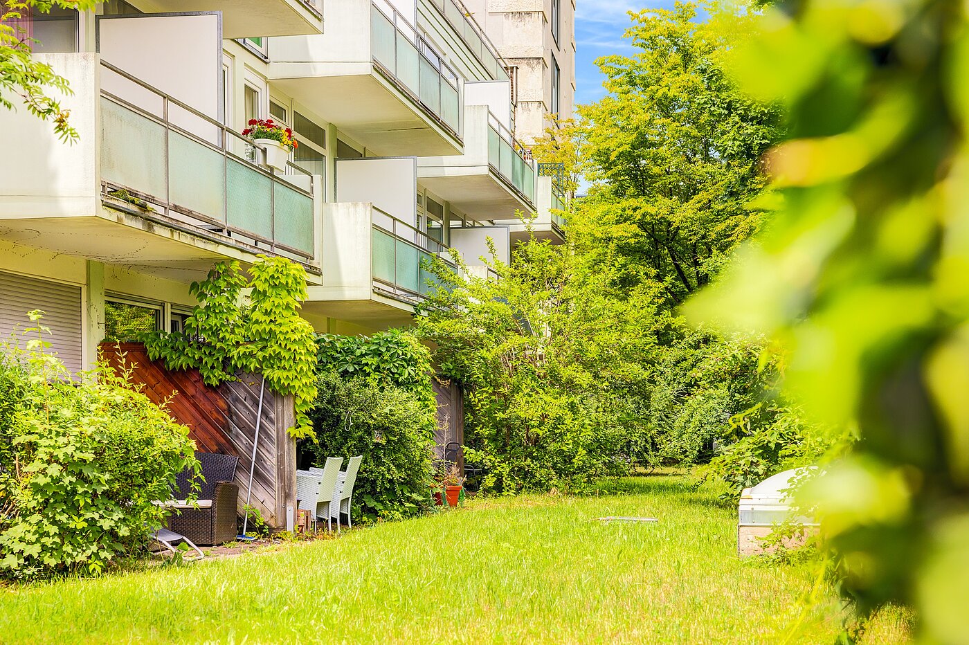 Apartment med 1 Værelse | München-Schwabing | 70257 | Gartenansicht