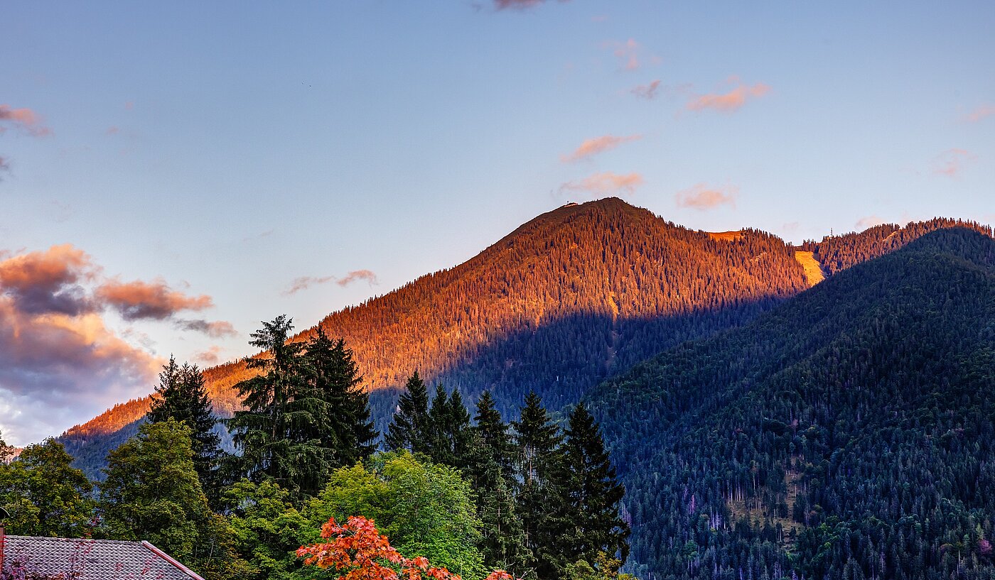 Köşe teraslı ev ile 3 Odalar | Kreuth | 70037 | Sonnenuntergang am Wallberg
