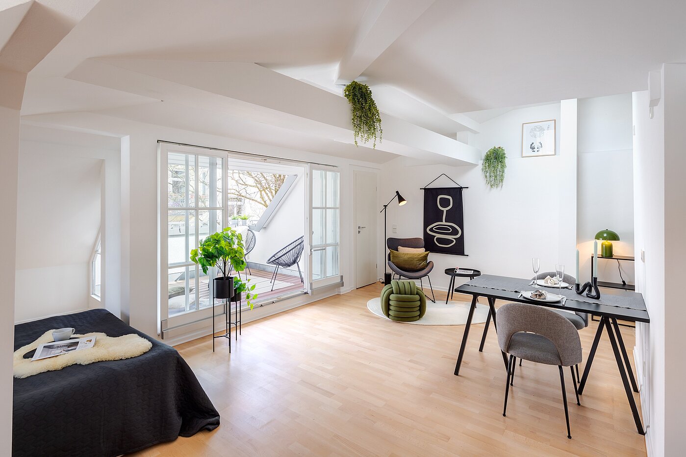 Çatı katı dairesi ile 1 Oda | München-Sendling | 700402 | Ideale Raumnutzung