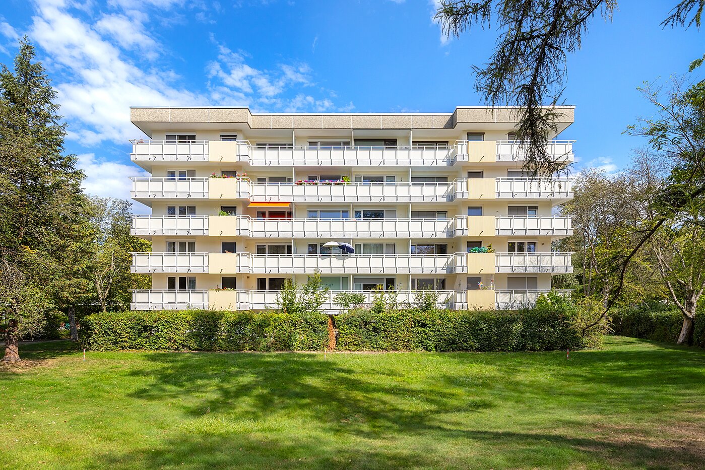 Apartment med 1 Rum | München-Solln | 70499 | Gartenansicht