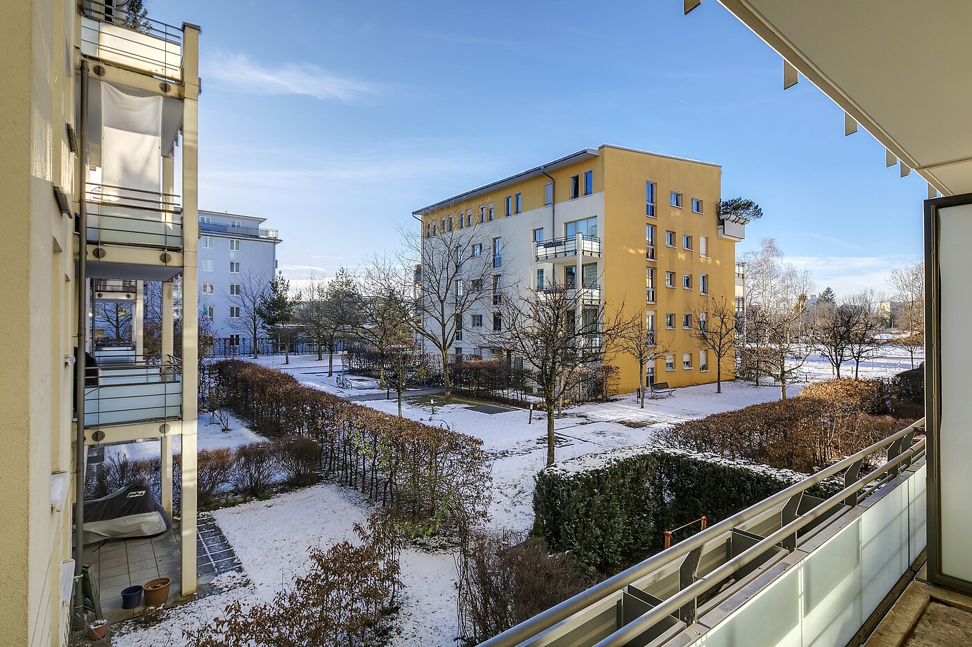 Flad med 4 Værelser | 1709ML3 | Die Aussicht vom Balkon...