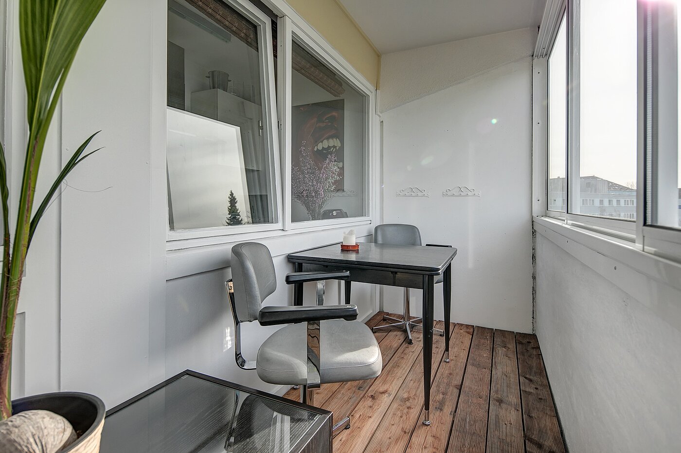 Плосък с 1.5 Стаи | München-Obergiesing | 70136 | ...Zugang zum verglasten Balkon