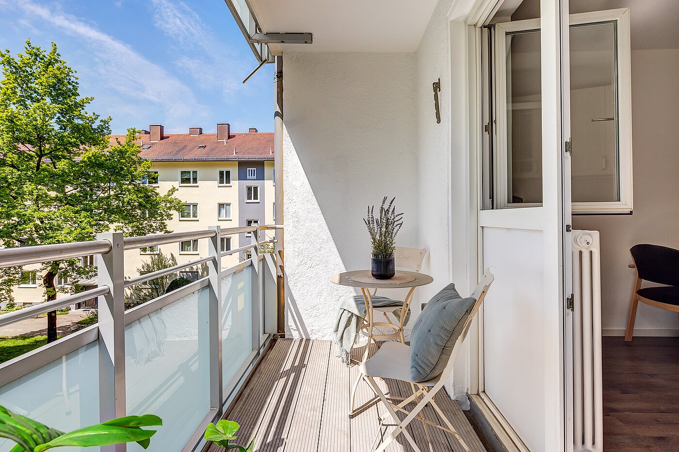 Plat cu 2.5 Camere | München-Berg am Laim | 70030 | ...Zugang zum Südbalkon