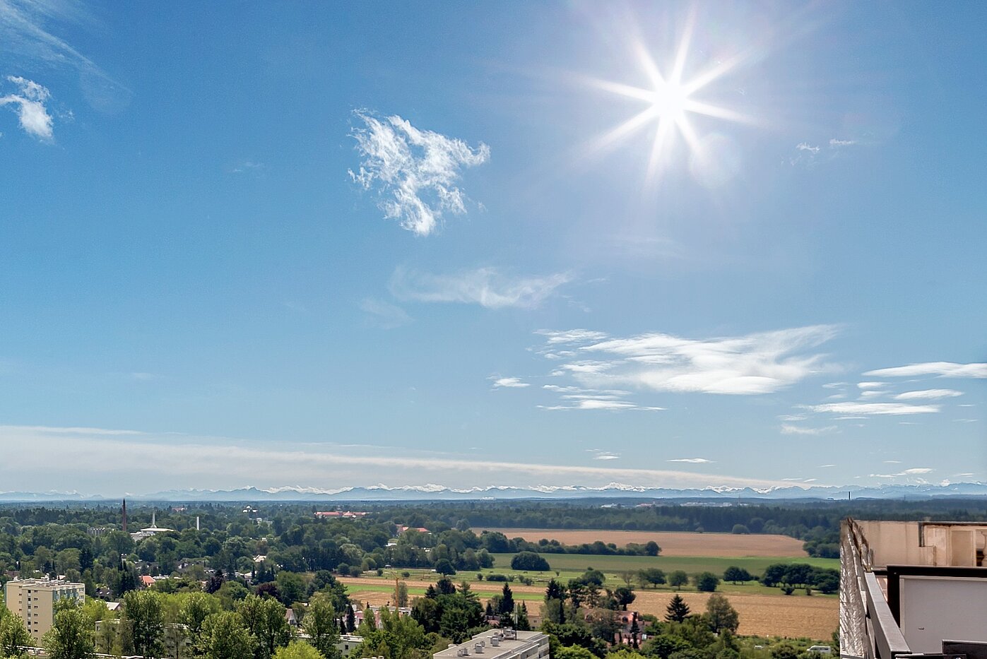 Plat met 1 Kamer | München-Forstenried | 2111ML1 | ...sowie zu den Alpen