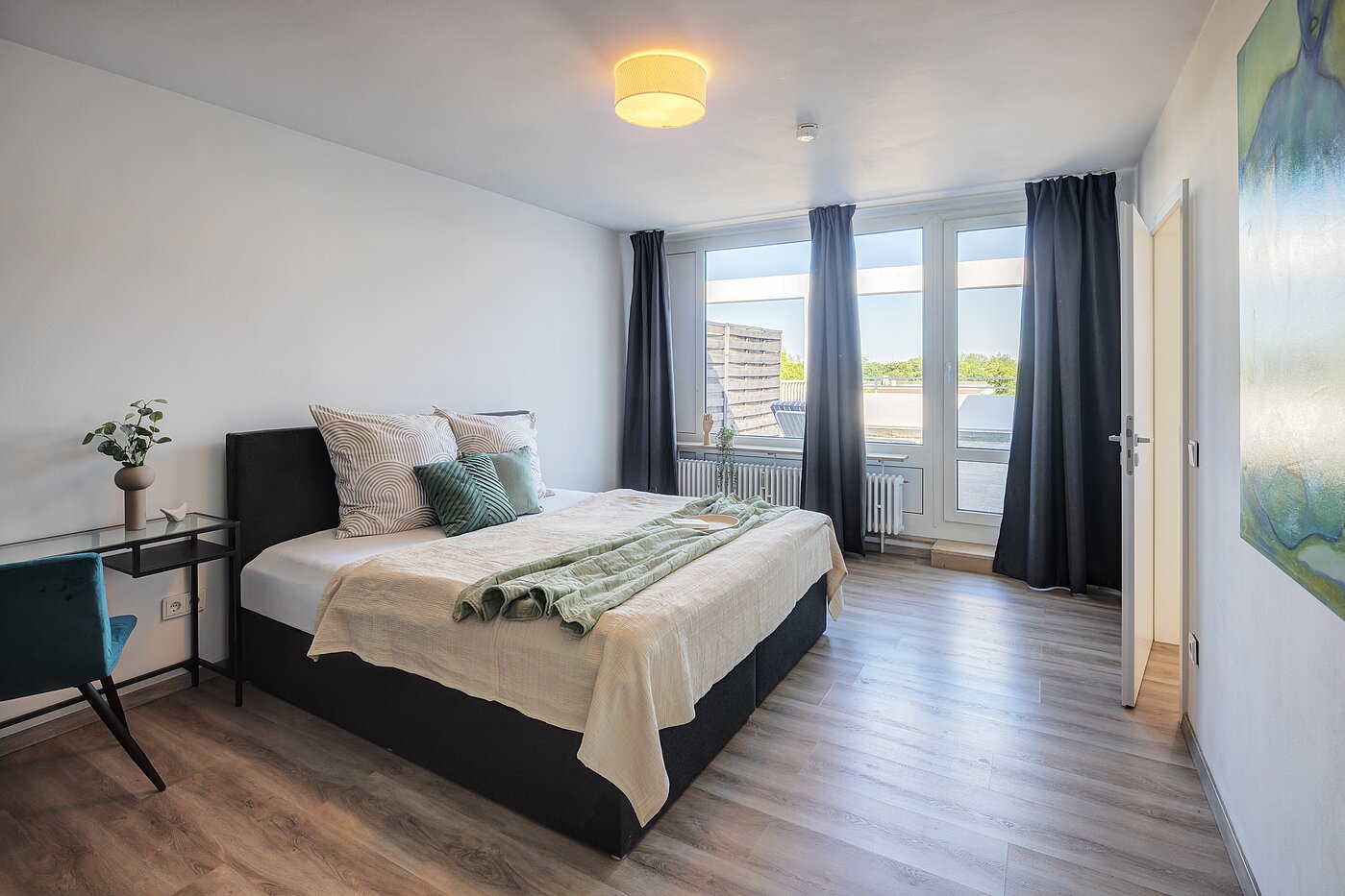 Terrassenwohnung з 3.5 Кімнати | München-Berg am Laim | 123456 | Schlafzimmer I