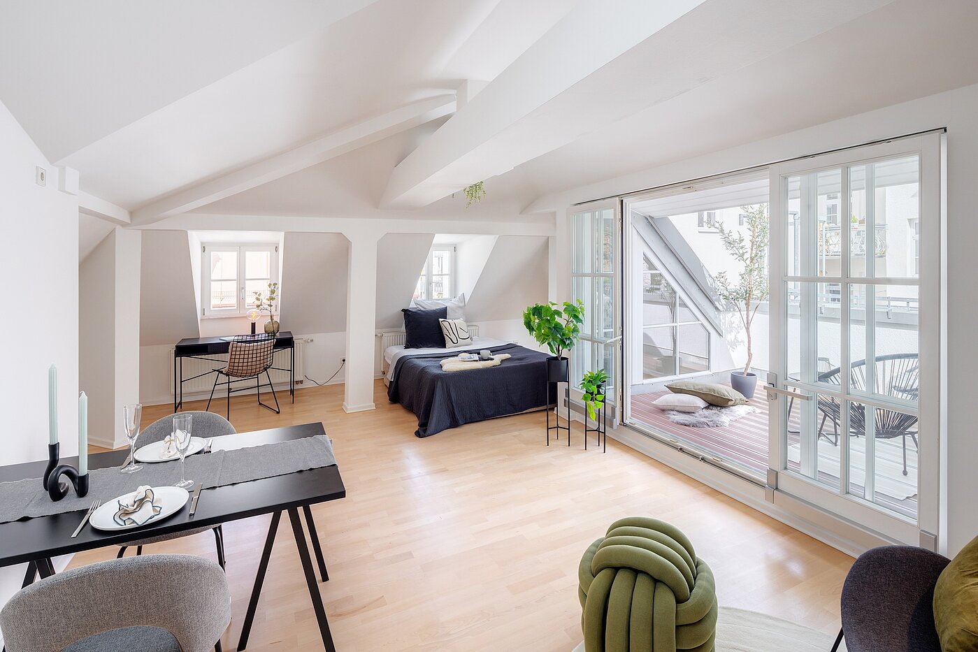 Çatı katı dairesi ile 1 Oda | München-Sendling | 700402 | Neues Zuhause