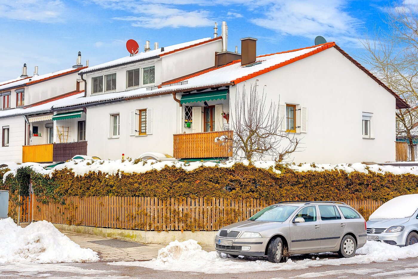 Ploché s 3 Pokoje | München-Milbertshofen | 1902ML3 | Süd- Westansicht