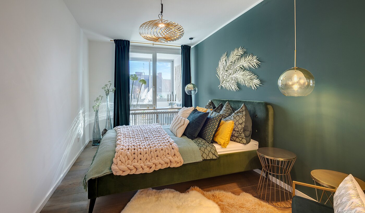 Плосък с 3 Стаи | München-Sendling | 70167 | ...mit großem Bett...