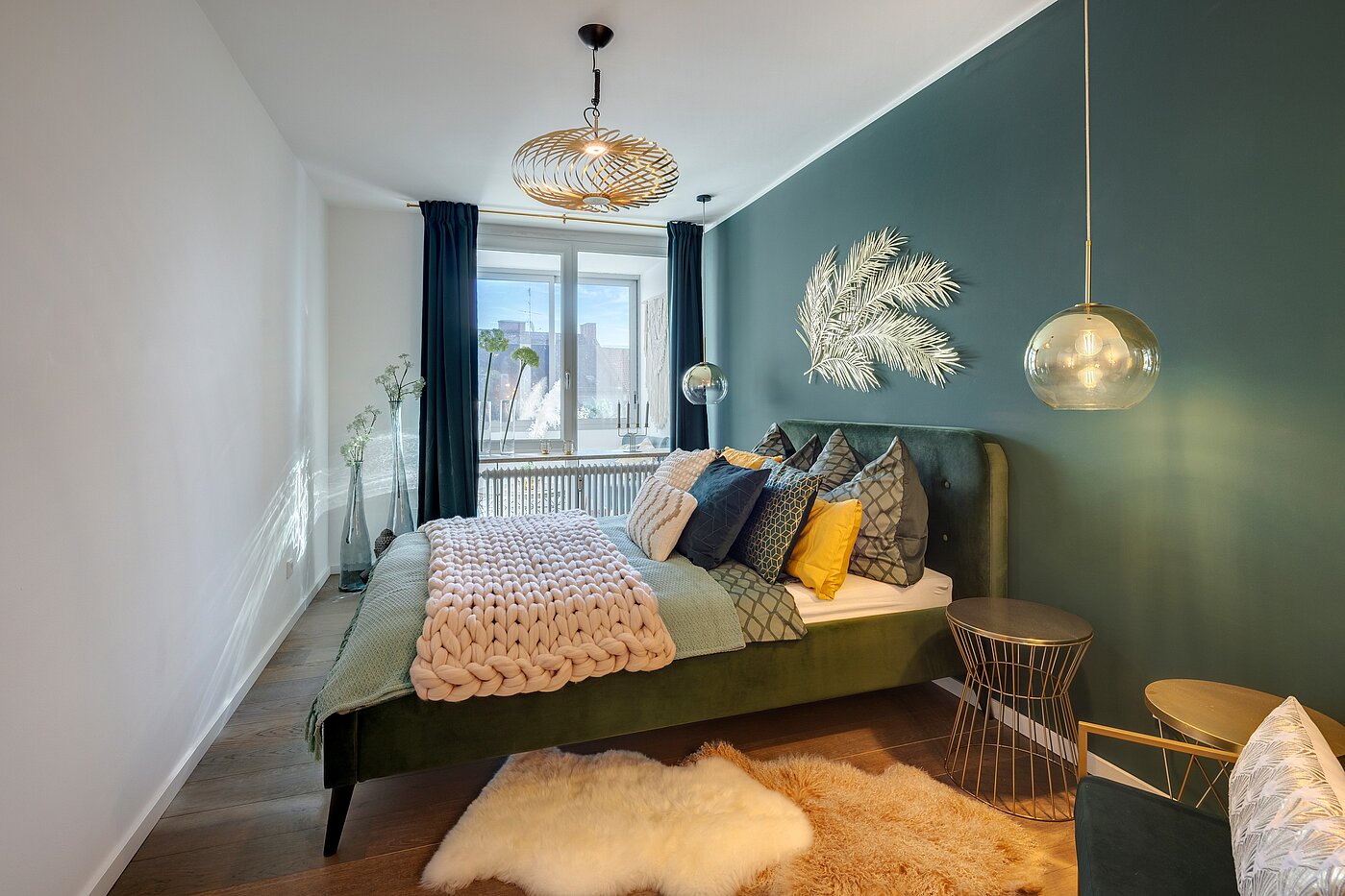 Apartment with 3 room | München-Sendling | 70167 | ...mit großem Bett...