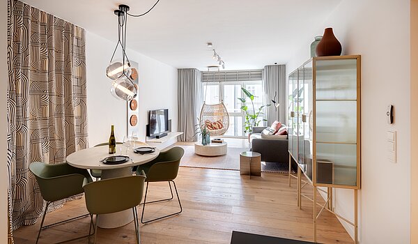 Lapos a  címen 2 Szobák | München-Isarvorstadt | 70459 | Gemütliche Essecke