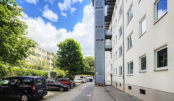 Plat met 1 Kamer | München-Schwabing | 70454 | ...und Außenaufzug