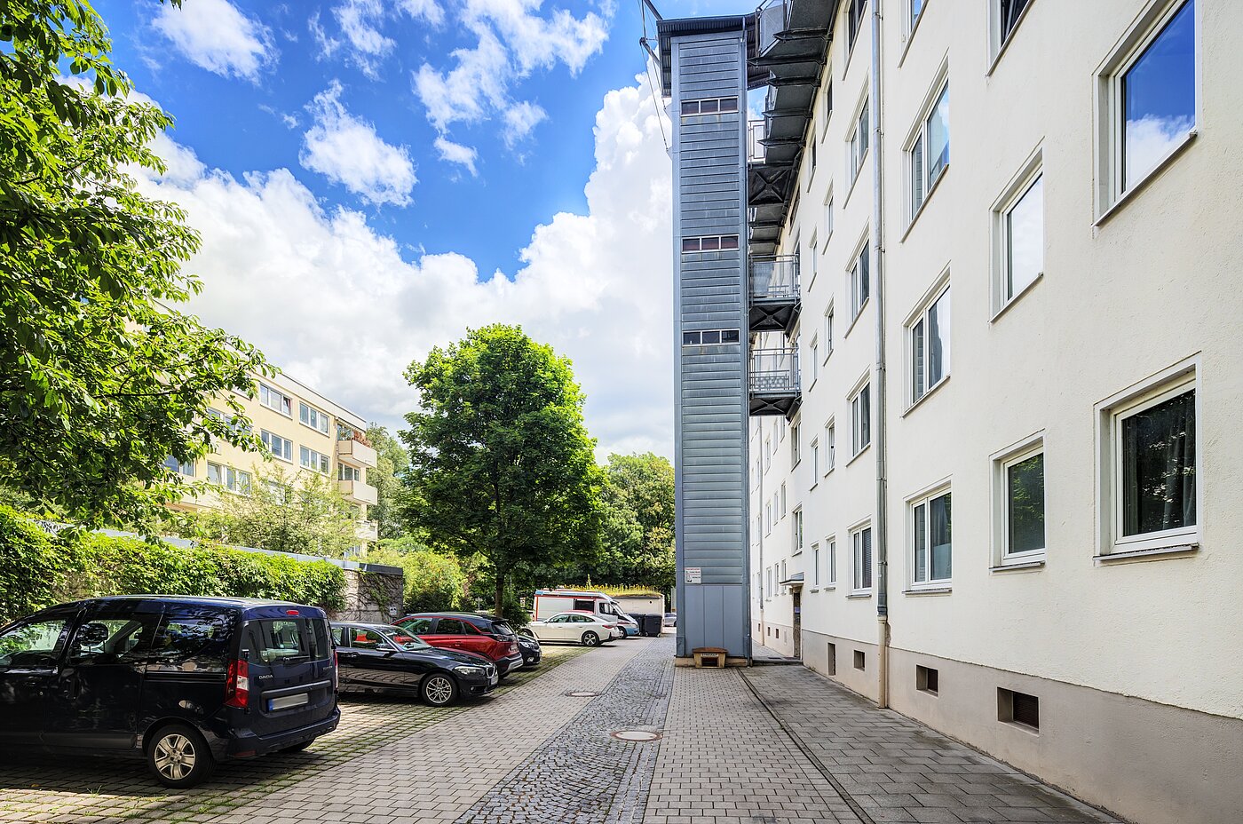 Płaski z 1 Pokój | München-Schwabing | 70454 | ...und Außenaufzug