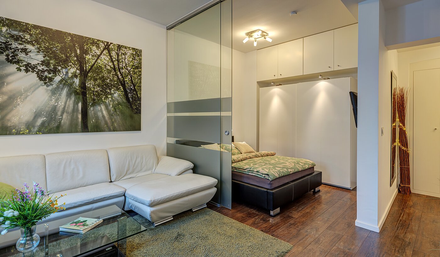 Flad med 1 Værelse | München-Neuhausen | 70235 | ...und Schlafbereich