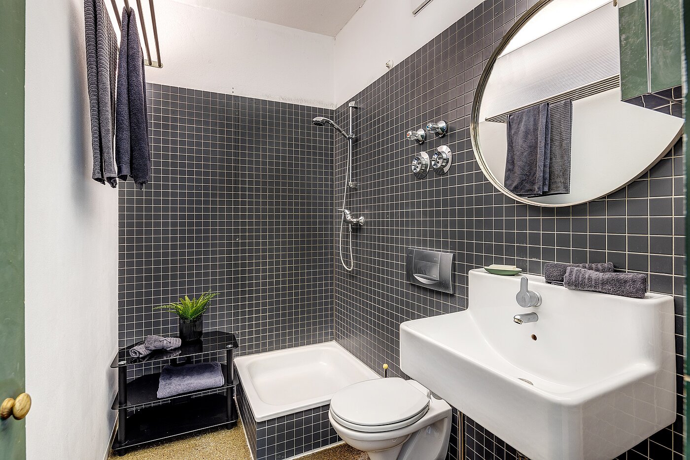 Apartament na poddaszu z 1 Pokój | München-Isarvorstadt | 2211ML7 | Modern gestaltetes Duschbad...