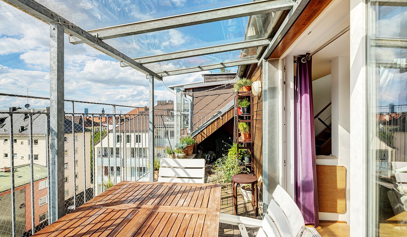 Düz ile 5 Odalar | München-Neuhausen | 70140 | Sonniger Westbalkon