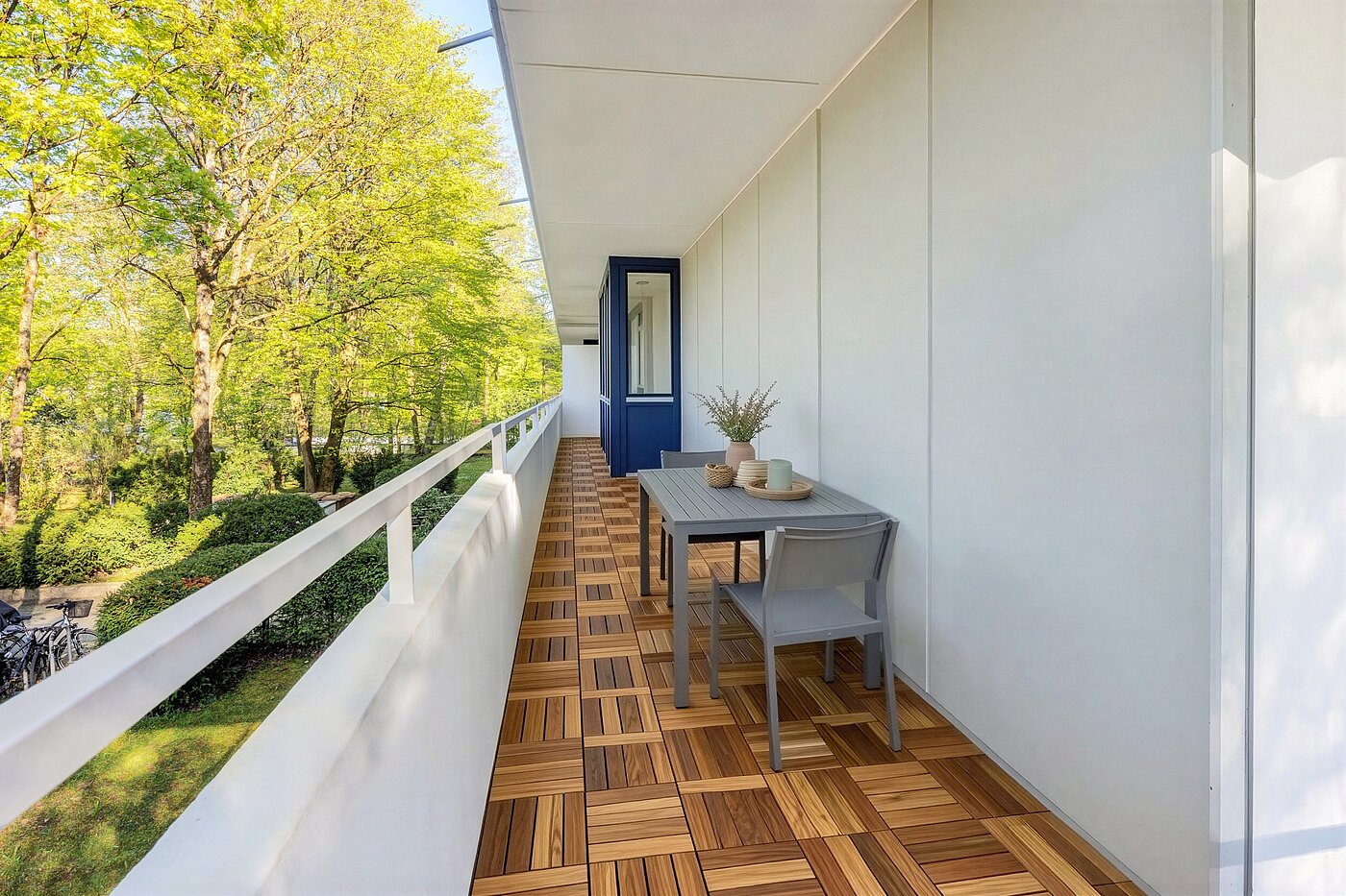 Επίπεδη με 3.5 Δωμάτια | München-Bogenhausen | 703052 | Schattiger Nordbalkon