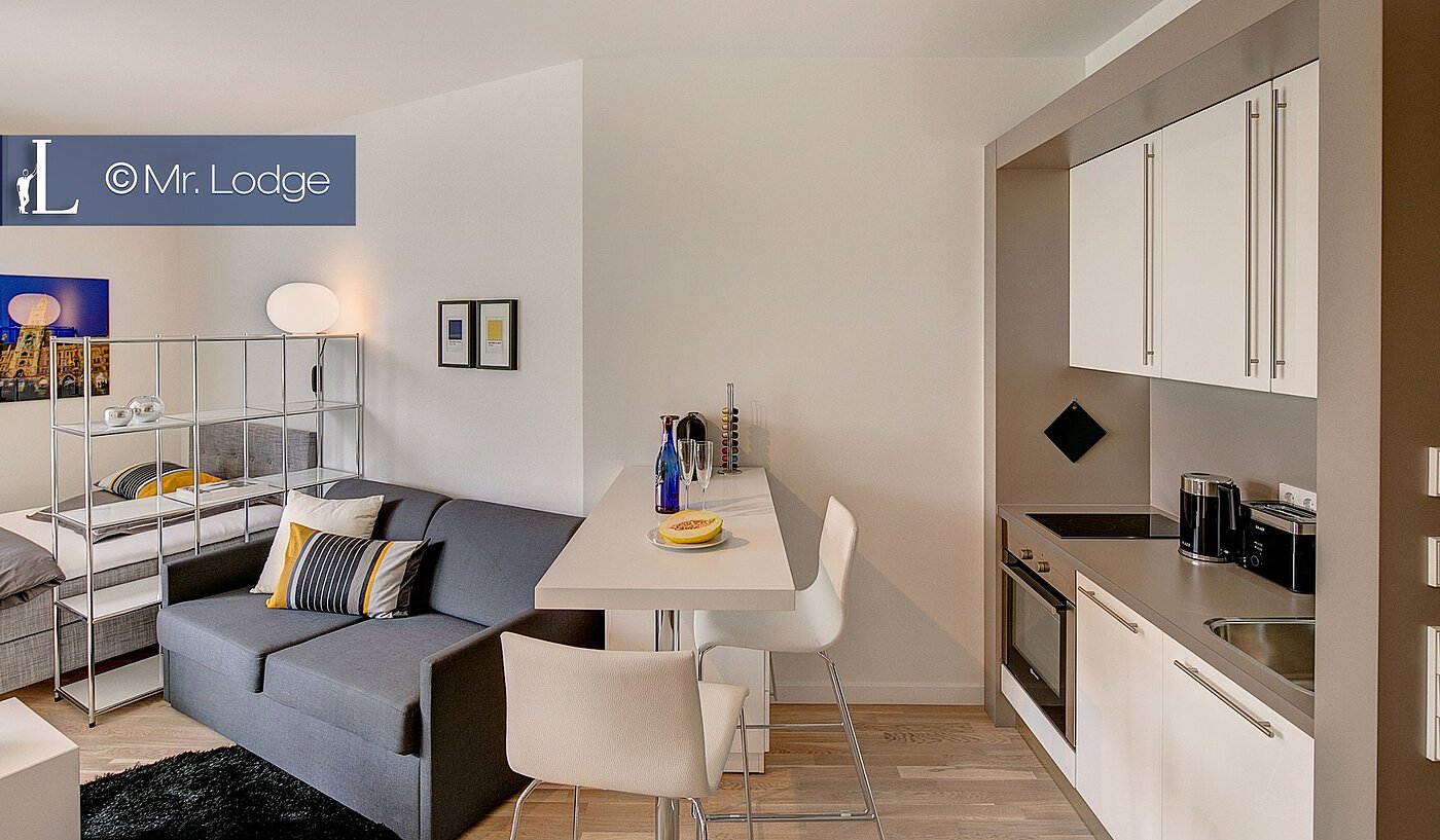 Lapos a  címen 1 Szoba | München-Bogenhausen | 1802ML4 | ....und Essbereich