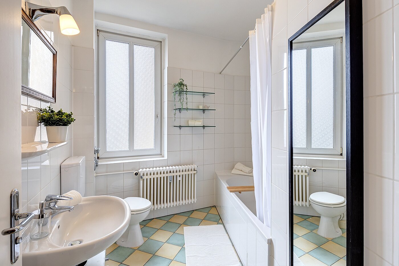 Plat met 1 Kamer | München-Schwabing | 701051 | Tageslichtbad mit...