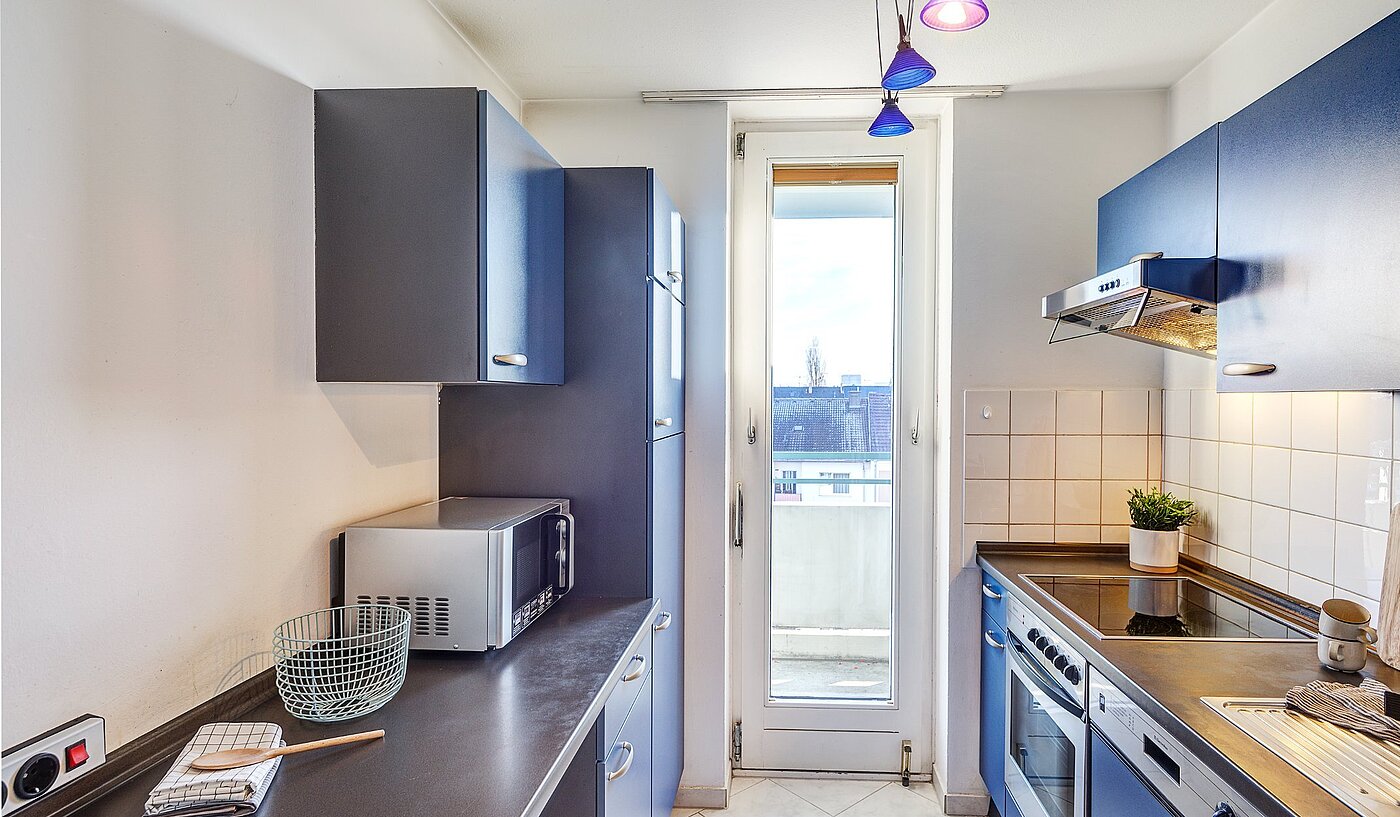 Płaski z 2 Pokoje | München-Sendling-Westpark | 2010ML9 | Helle Einbauküche...