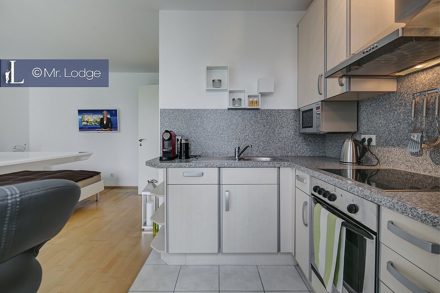 Плосък с 1 Стая | München-Thalkirchen | 1705ML8 | Blick von der Küche