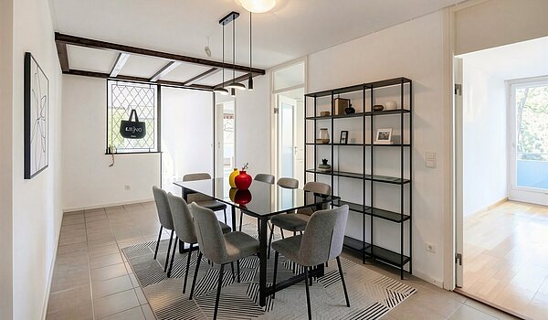 Επίπεδη με 3.5 Δωμάτια | München-Bogenhausen | 703051 | Möglicher Essplatz - (KI generiert)