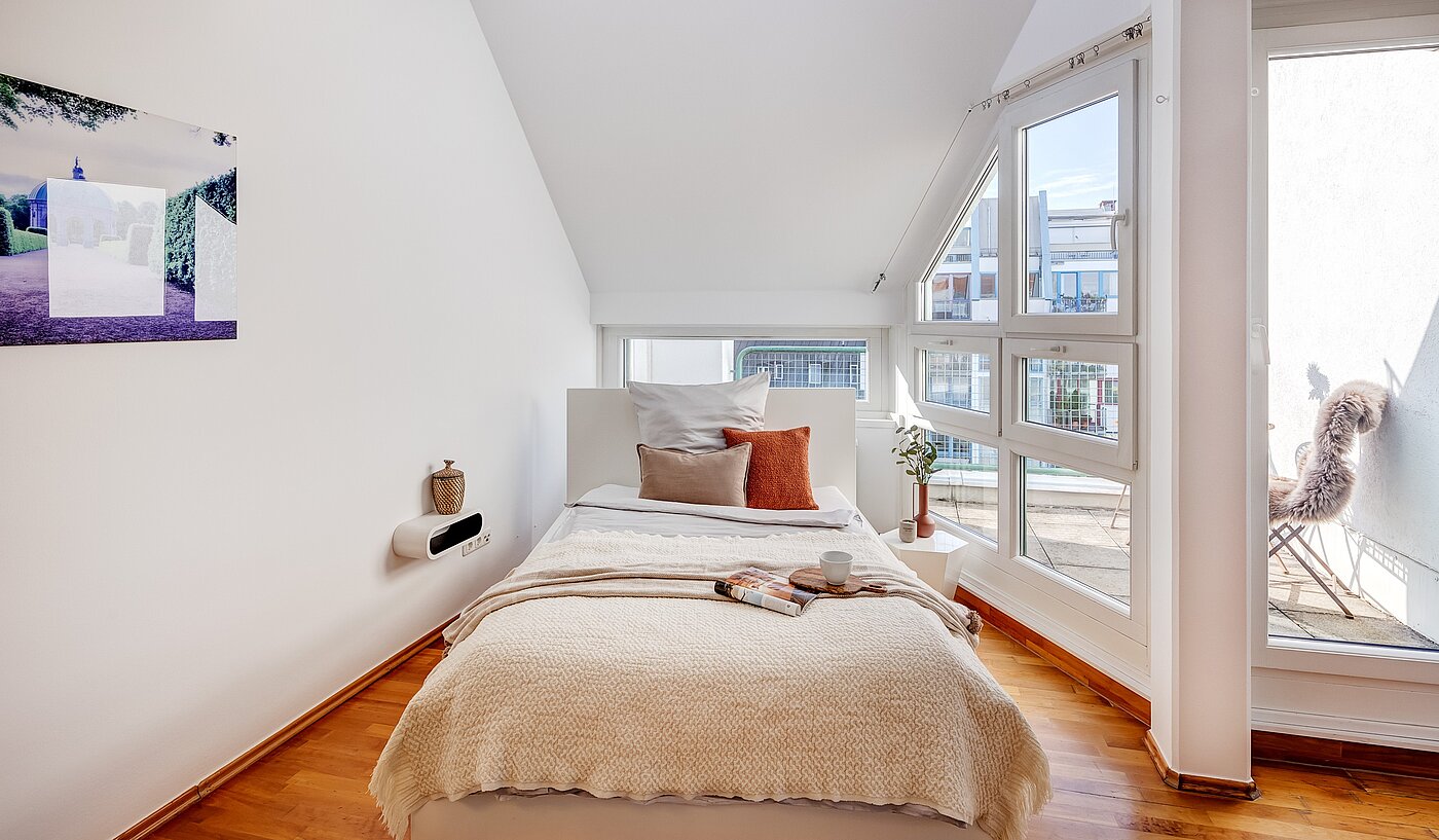 Apartment with 1 room | München-Maxvorstadt | 70165 | Erholsames Schlafen