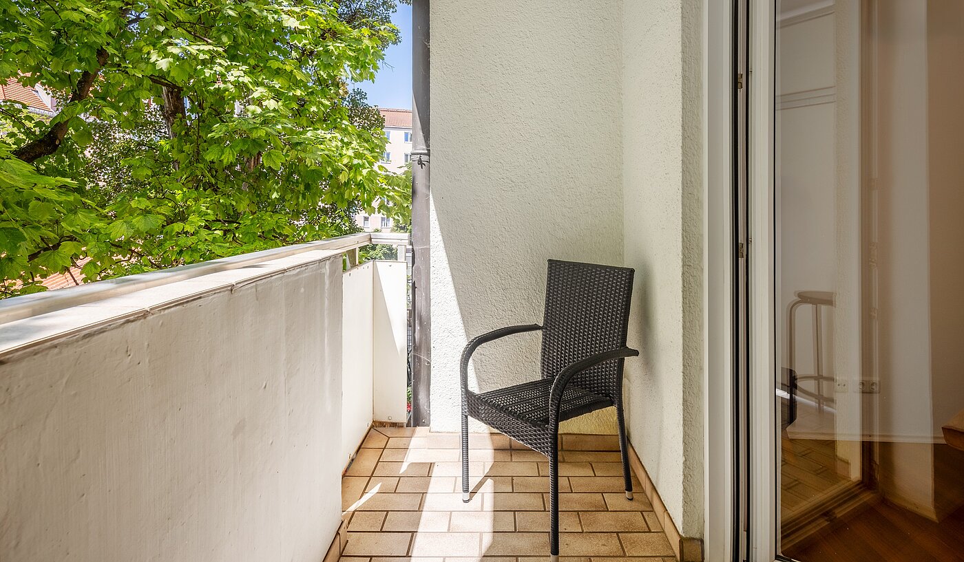 Plat cu 2.5 Camere | München-Maxvorstadt | 702031 | Zweiter Balkon