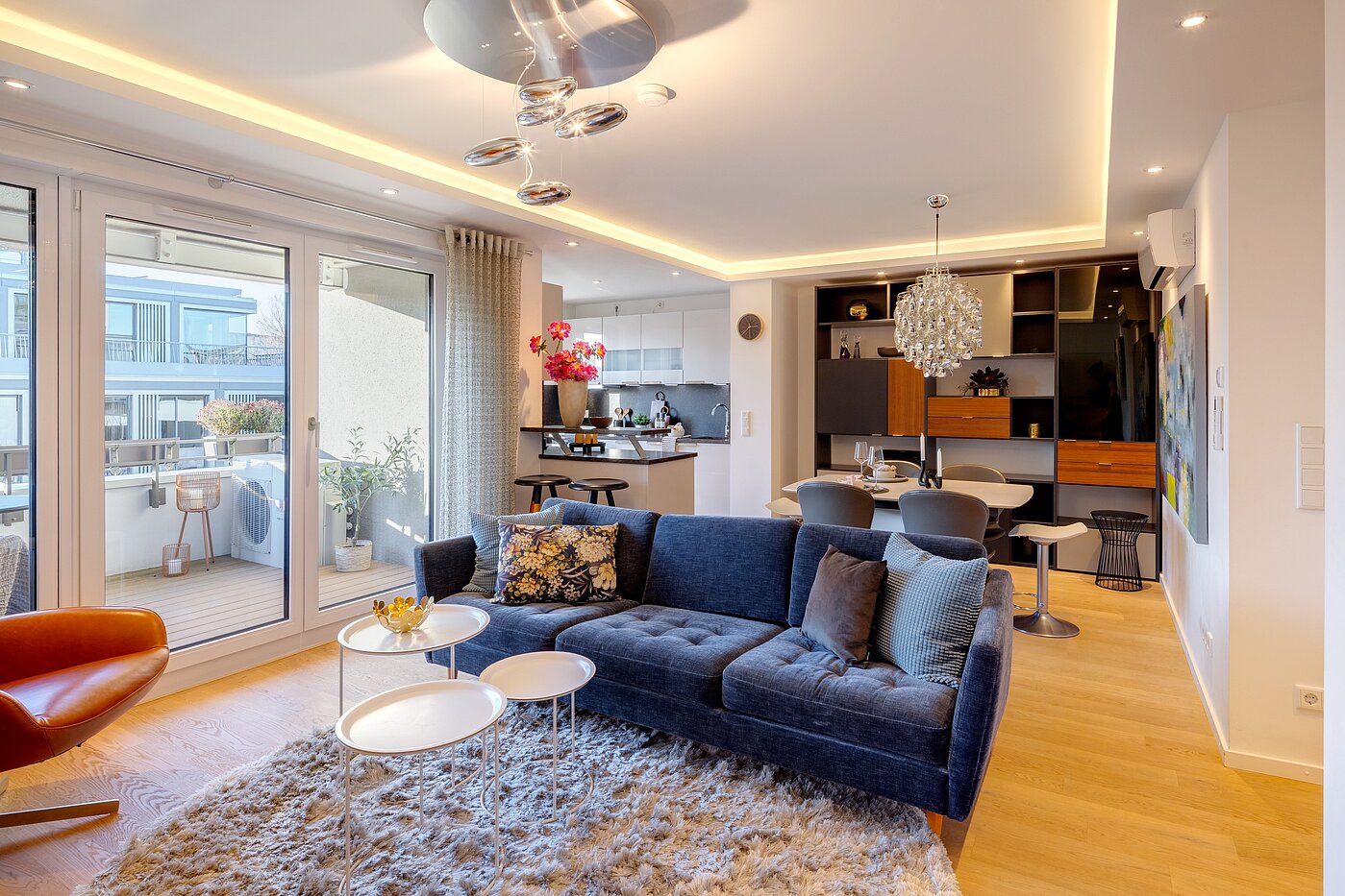 Płaski z 4 Pokoje | München-Bogenhausen | 70380 | Wohnzimmer...