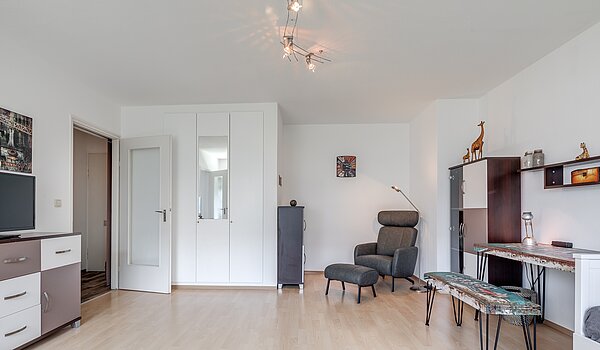 Επίπεδη με 1 Δωμάτιο | München-Feldmoching | 70456 | Wohnzimmer