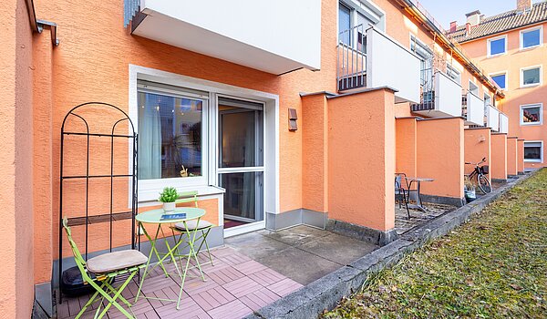 Apartment with 1 room | München-Sendling-Westpark | 70395 | Sonnige Südterrasse