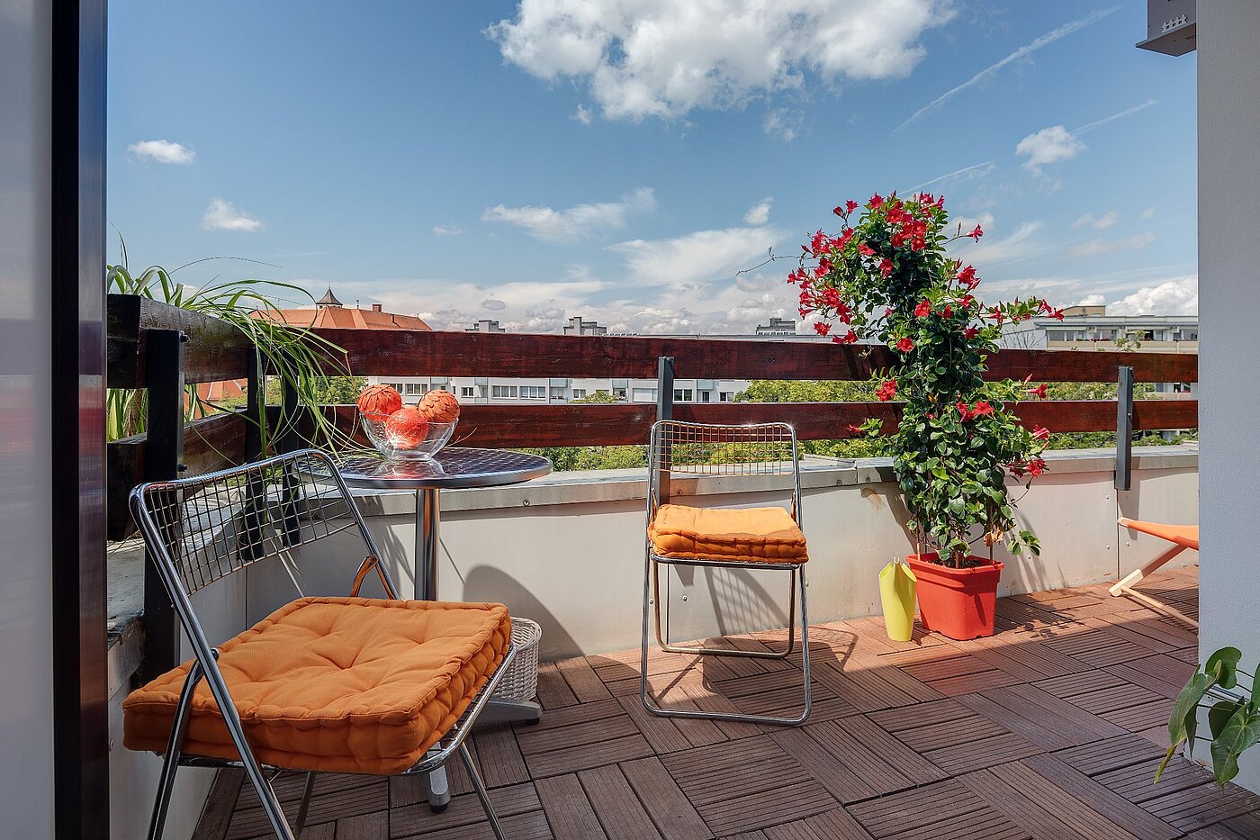 Lapos a  címen 1.5 Szobák | München-Neuhausen | 1807ML3 | Sonnige Terrasse
