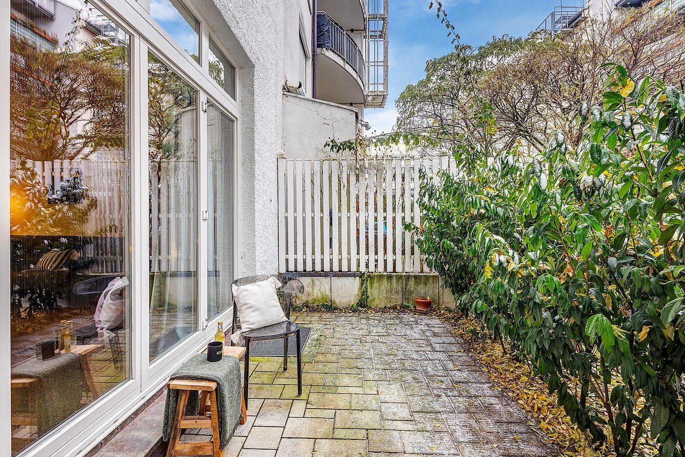 Apartament na poddaszu z 1 Pokój | München-Isarvorstadt | 2211ML7 | Hier die West-Terrasse