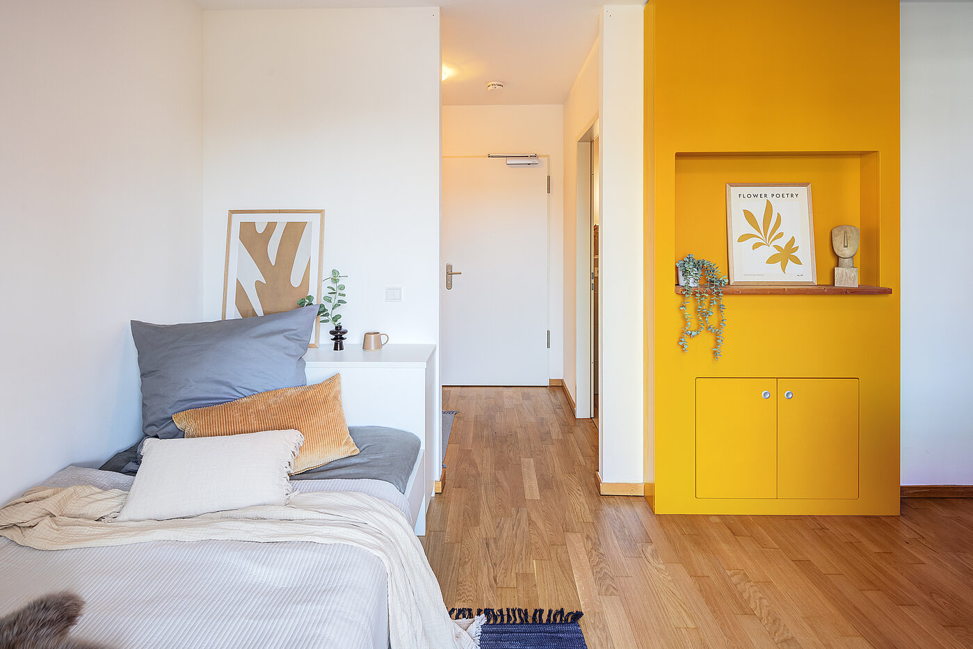 Apartment a  címen 1 Szoba | München-Ramersdorf | 70415 | Wohn- und Schlafzimmer