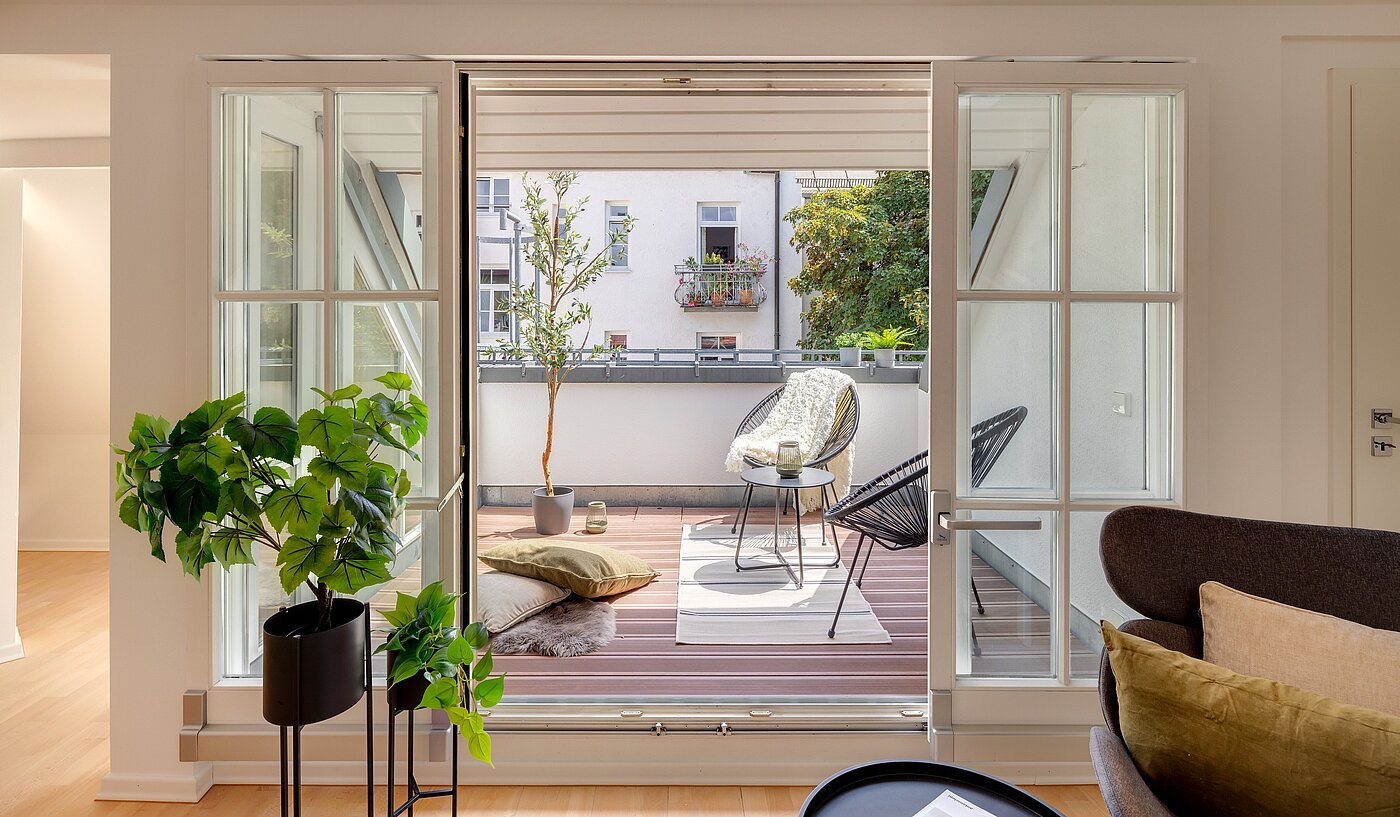 다락방 평면 와 함께 1 방 | München-Sendling | 700402 | Traumhafte Dachterrasse