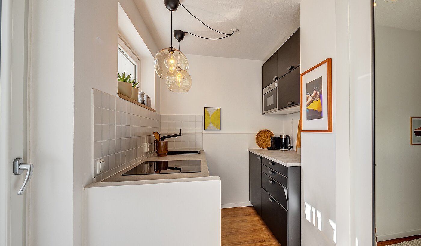 Düz ile 1 Oda | München-Maxvorstadt | 700022 | Moderne Einbauküche