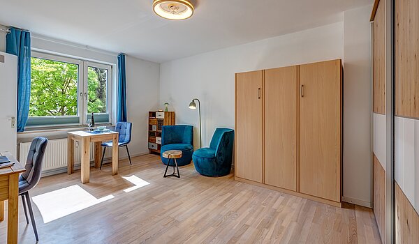 Plat met 1 Kamer | München-Schwabing | 70454 | Wohnen, Arbeiten und...