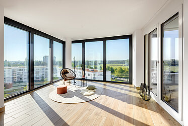 Obersendling: Ekskluzivno 3-sobno stanovanje v Alpenglühen - na voljo