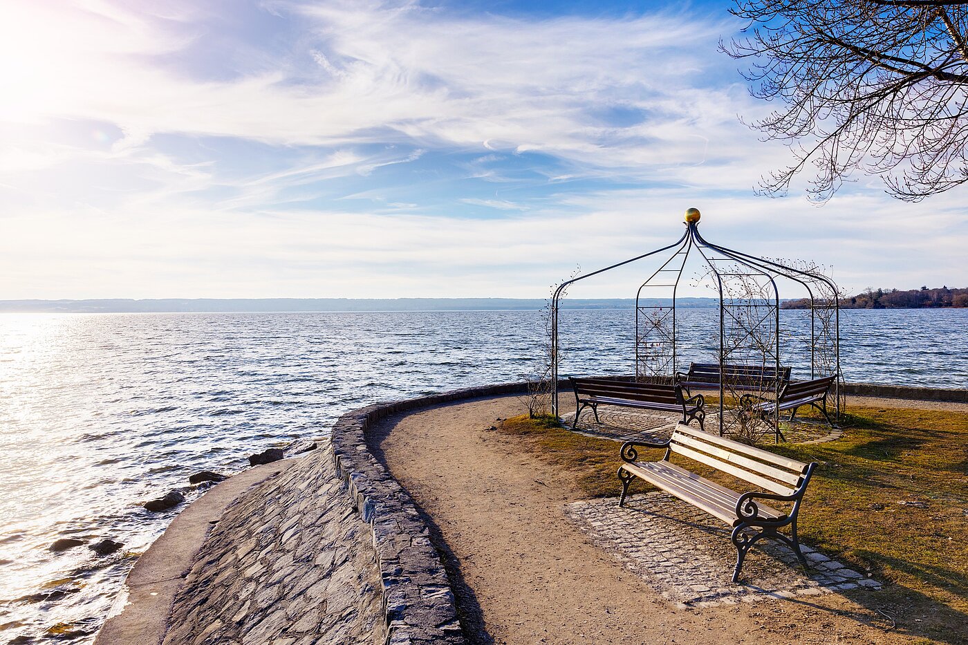 Ploché s 1 Pokoj | Herrsching am Ammersee | 2302ML2 | Blick auf den Ammersee