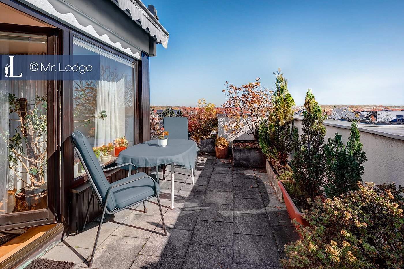 Podstrešno stanovanje s spletno stranjo . 5 Sobe | Aschheim | 1710ML4 | Ost-Süd-West Dachterrasse