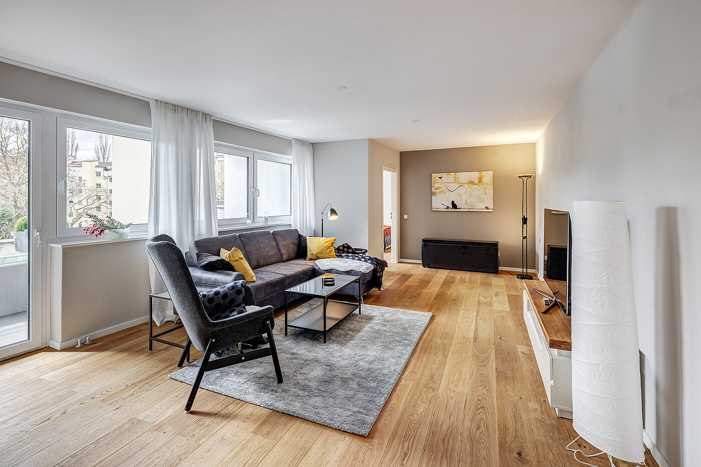 Ploché s 4 Pokoje | München-Au | 70423 | Wohnzimmer