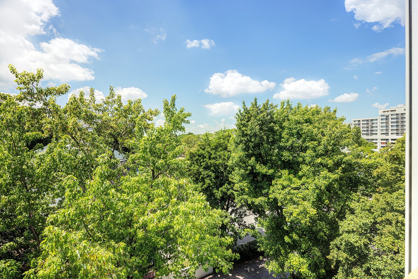 Плосък с 2 Стаи | München-Hadern | 704101 | Ausblick vom Wintergarten