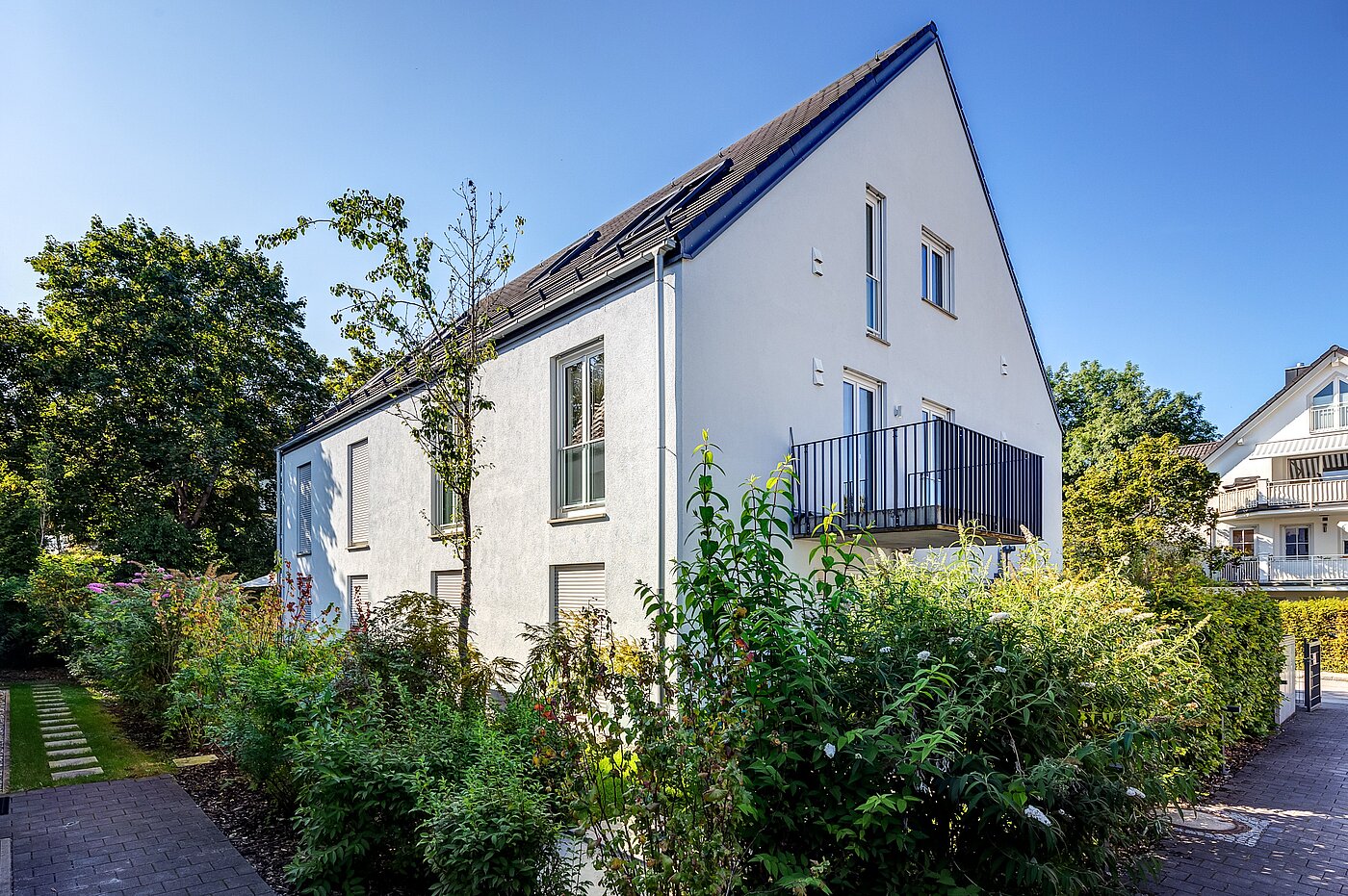 Дворівнева квартира з 4 Кімнати | München-Obermenzing | 701553 | Ansicht vom Innenhof aus