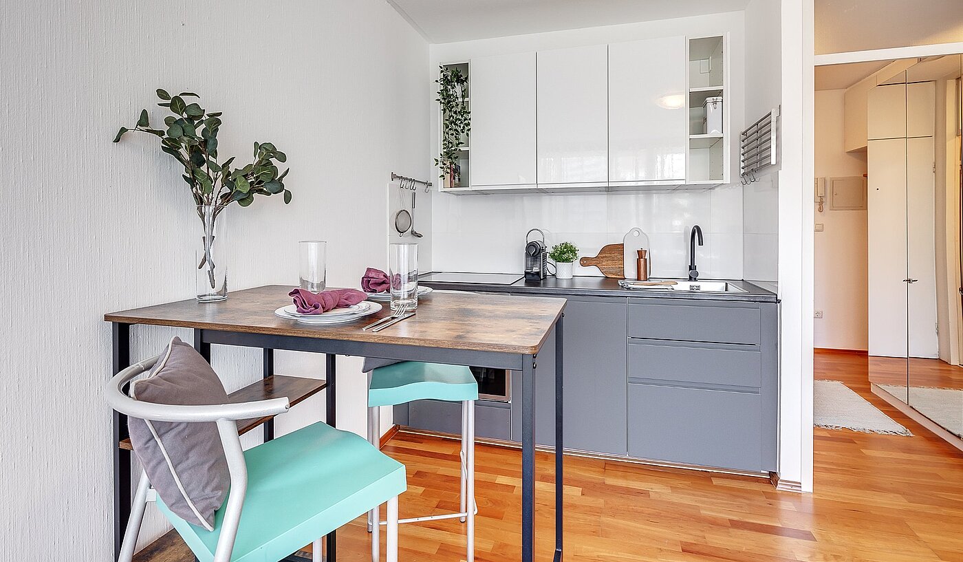 Ploché s 1 Pokoj | München-Bogenhausen | 2103ML6 | Essen und Kochen