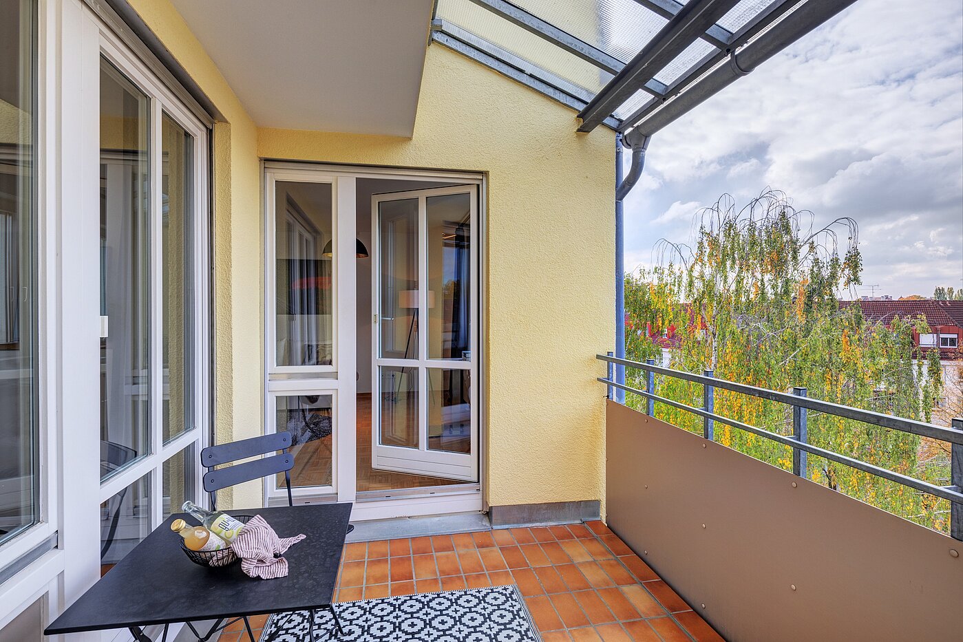 Ploché s 3 Pokoje | München-Schwabing | 70299 | Loggia
