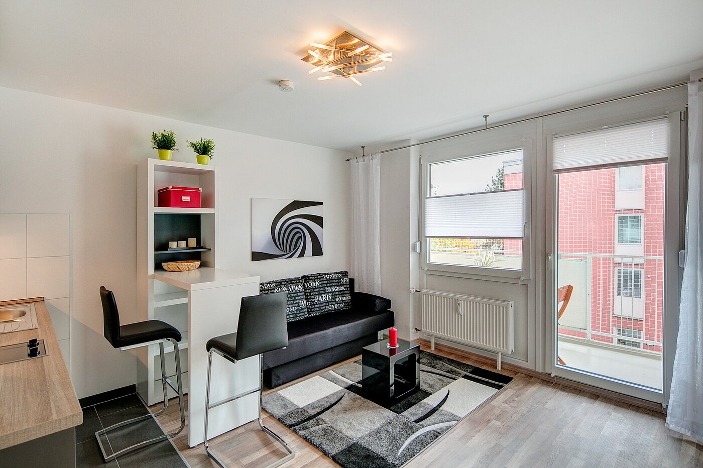 Plat cu 1 Camera | München-Berg am Laim | 70064 | ...und Schlafbereich